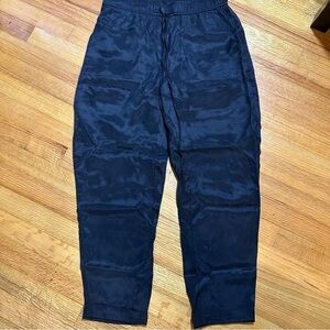 ZARA WOMENS OLIVE black  LYOCELL PANTS S (i9